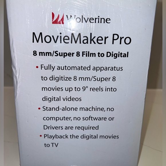 Wolverine 8mm & Super 8 Reels to Digital MovieMaker Pro Film Digitizer EUC - Picture 4 of 15